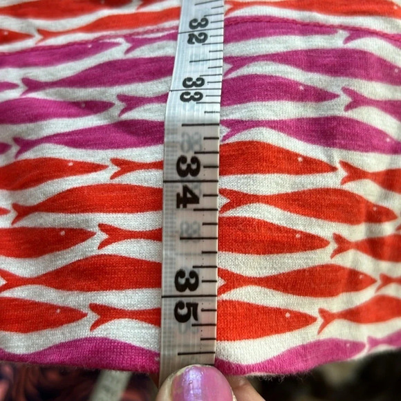 Hatley Fish Zip A Line Dress Women’s PS Large Pink Red Short Sleeve - Picture 14 of 14